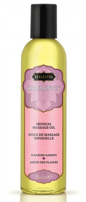 Массажное масло с цветочным ароматом Pleasure Garden - 236 мл. - Kama Sutra - купить с доставкой в Сергиевом Посаде
