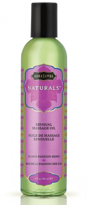 Массажное масло Naturals Island Passion Berry с ароматом тропических фруктов - 236 мл. - Kama Sutra - купить с доставкой в Сергиевом Посаде
