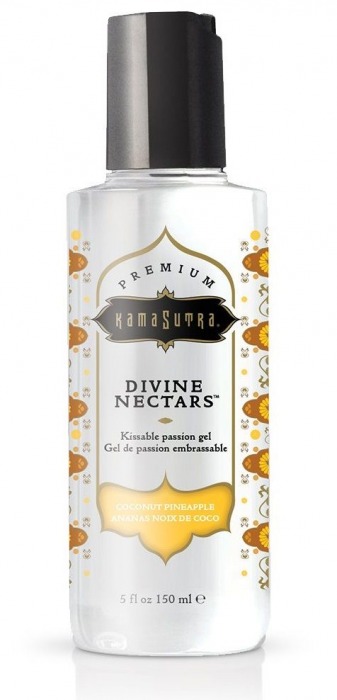 Гель-лубрикант на водной основе Divine Nectars Vanilla с ароматом ванили - 150 мл. - Kama Sutra - купить с доставкой в Сергиевом Посаде