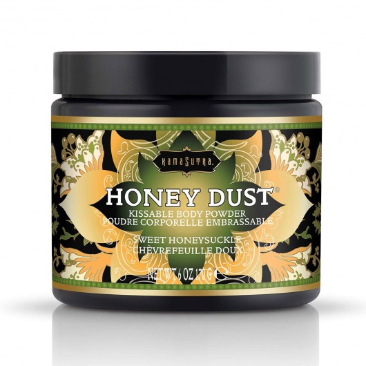 Пудра для тела Honey Dust Body Powder с ароматом жимолости - 170 гр. - Kama Sutra - купить с доставкой в Сергиевом Посаде