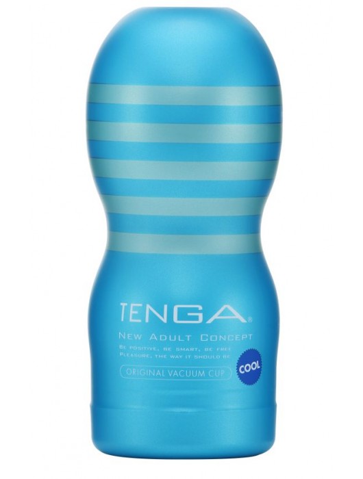 Мастурбатор с охлаждающей смазкой TENGA Original Vacuum Cup Cool - Tenga - в Сергиевом Посаде купить с доставкой