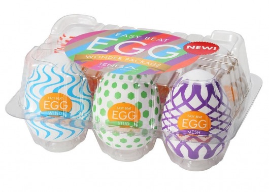 Набор из 6 мастурбаторов Tenga EGG IV с различным рельефом - Tenga - в Сергиевом Посаде купить с доставкой