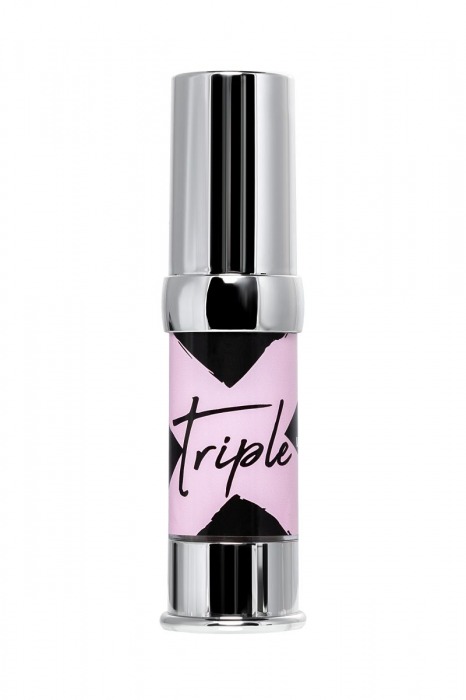 Возбуждающий гель с эффектом вибрации и охлаждения Triple X 3 in 1 Unisex Pleasure Enhancer Gel - 15 мл. - Secret Play - купить с доставкой в Сергиевом Посаде