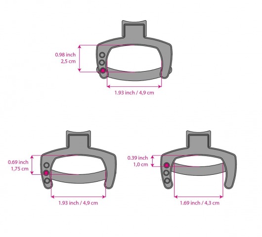 Кольцо с зажимом для мошонки для пояса верности Pubic Enemy - MyStim - купить с доставкой в Сергиевом Посаде