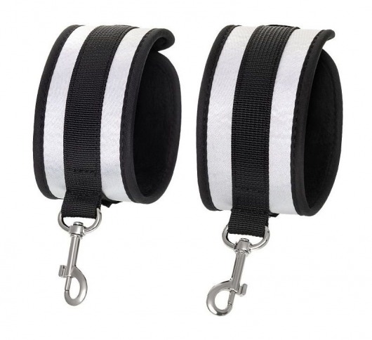 Серебристо-черные оковы Anonymo - ToyFa - купить с доставкой в Сергиевом Посаде