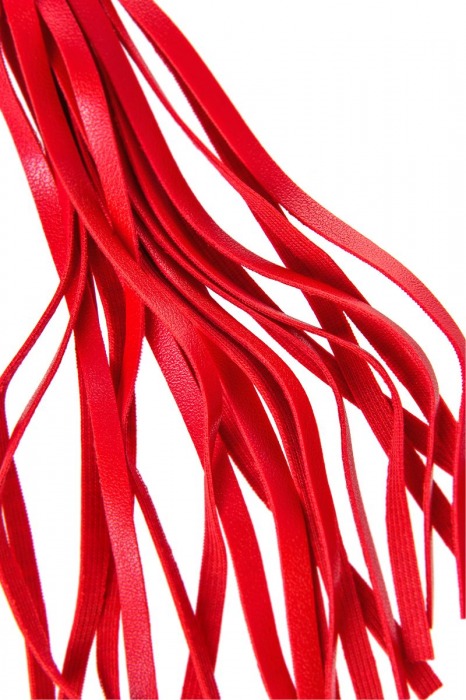 Красно-черный флоггер Anonymo - 28 см. - ToyFa - купить с доставкой в Сергиевом Посаде