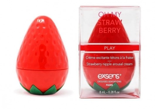 Крем для стимуляции сосков Oh My Strawberry - 8 мл. - Exsens - купить с доставкой в Сергиевом Посаде