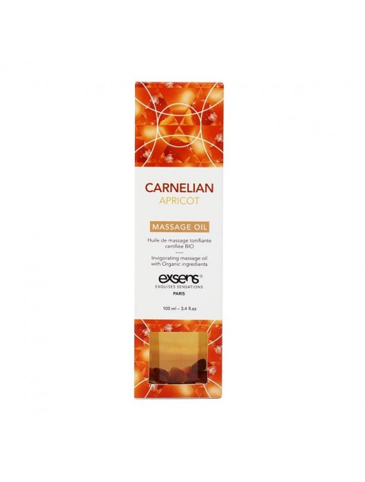 Органическое массажное масло CARNELIAN APRICOT - 100 мл. - Exsens - купить с доставкой в Сергиевом Посаде