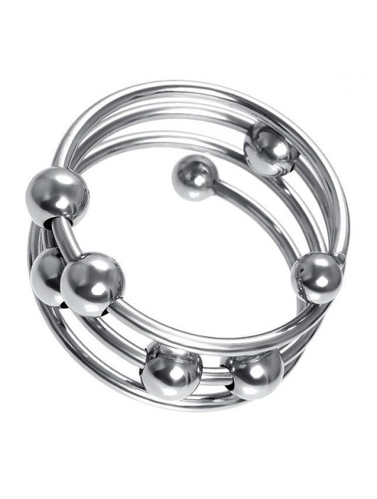 Большое металлическое кольцо под головку пениса - ToyFa - купить с доставкой в Сергиевом Посаде