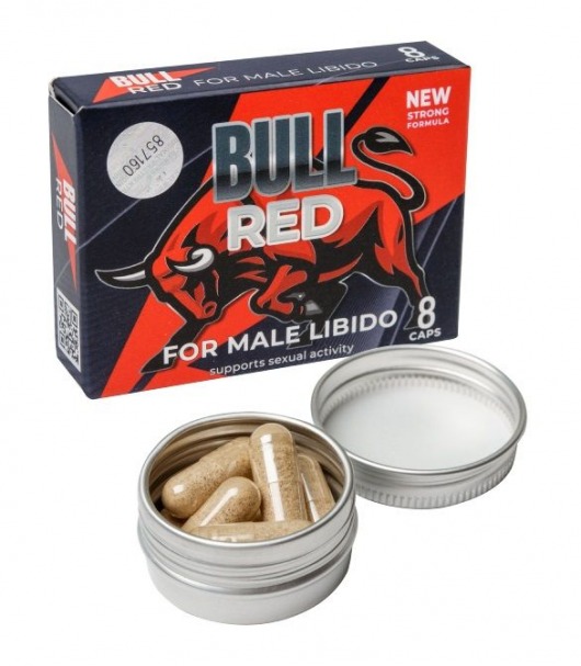 Пищевой концентрат для мужчин BULL RED - 8 капсул - Sitabella - купить с доставкой в Сергиевом Посаде