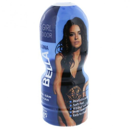 Телесный мастурбатор-вагина в тубе Bella - Dream Toys - в Сергиевом Посаде купить с доставкой