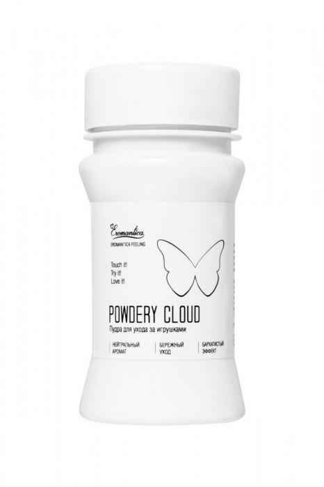 Пудра для ухода за игрушками Powdery Cloud с нейтральным ароматом - 40 гр. - Eromantica - купить с доставкой в Сергиевом Посаде