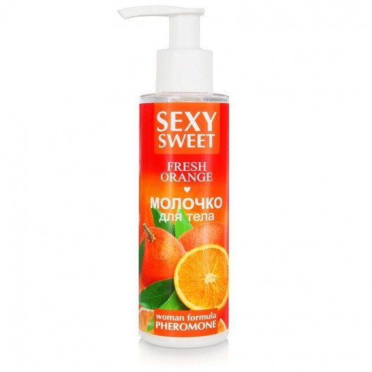 Молочко для тела с феромонами и ароматом апельсина Sexy Sweet Fresh Orange - 150 гр. -  - Магазин феромонов в Сергиевом Посаде