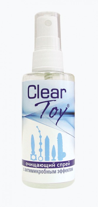 Очищающий спрей Clear Toy с антимикробным эффектом - 100 мл. - Биоритм - купить с доставкой в Сергиевом Посаде