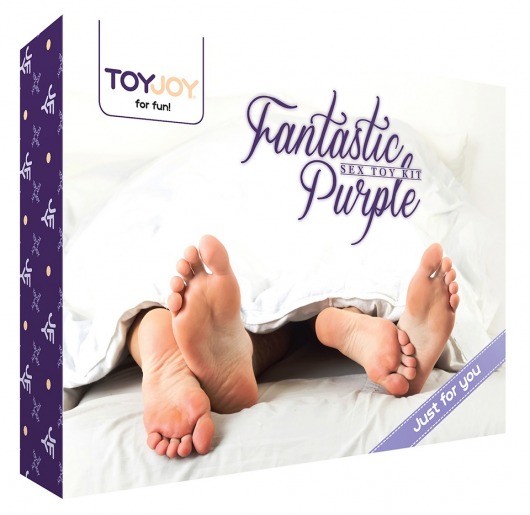 Эротический набор FANTASTIC PURPLE SEX TOY KIT - Toy Joy - купить с доставкой в Сергиевом Посаде