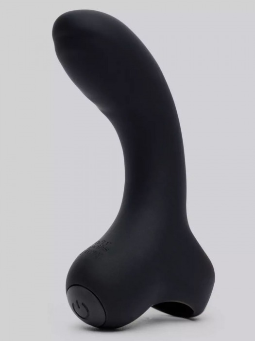 Черный вибратор на палец для G-стимуляции Sensation Rechargeable G-Spot Vibrator - Fifty Shades of Grey