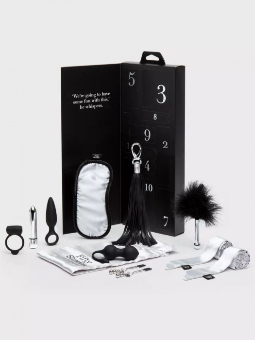 Эротический набор Pleasure Overload 10 Days of Play Gift Set - Fifty Shades of Grey - купить с доставкой в Сергиевом Посаде