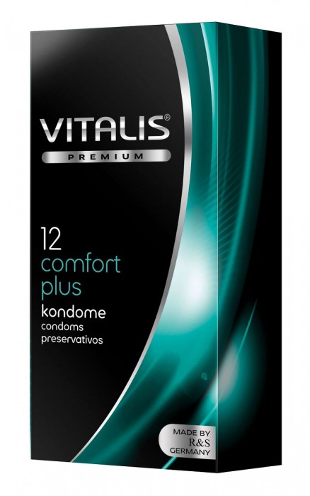 Контурные презервативы VITALIS PREMIUM comfort plus - 12 шт. - Vitalis - купить с доставкой в Сергиевом Посаде