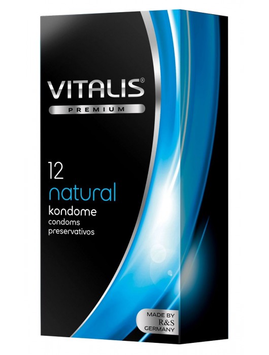 Классические презервативы VITALIS PREMIUM natural - 12 шт. - Vitalis - купить с доставкой в Сергиевом Посаде