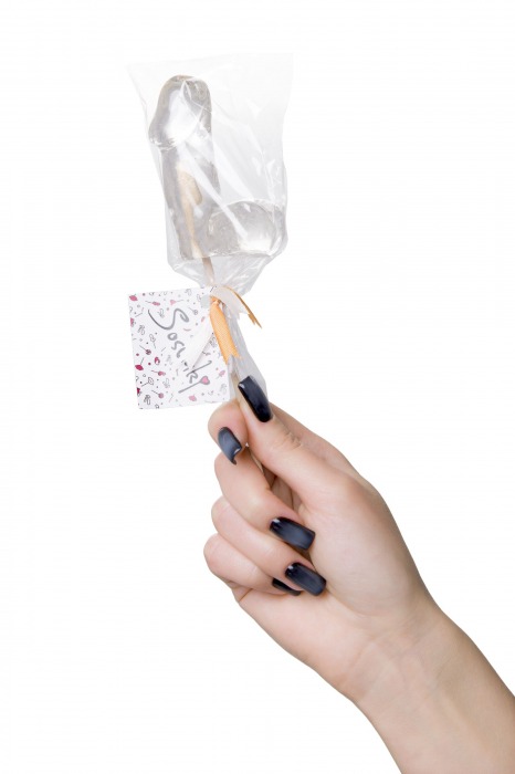 Прозрачный леденец в форме фаллоса со вкусом пина колады - Sosuчki - купить с доставкой в Сергиевом Посаде