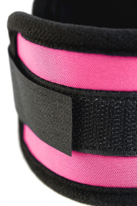Оковы на ноги из неопрена розового цвета - ToyFa - купить с доставкой в Сергиевом Посаде