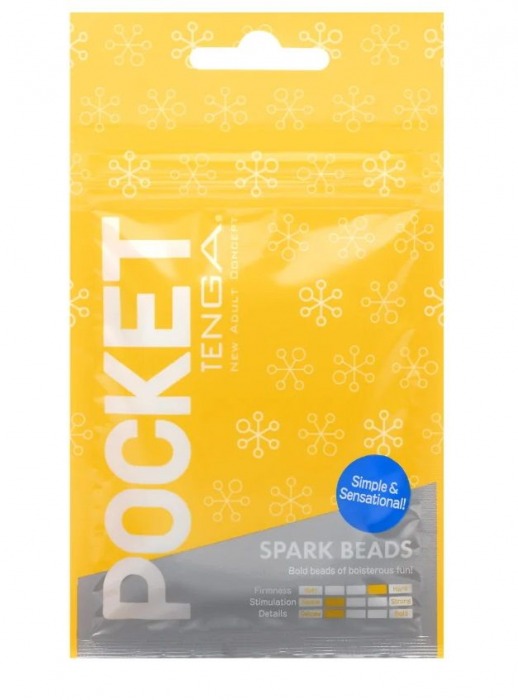 Карманный мастурбатор Spark Beads - Tenga - в Сергиевом Посаде купить с доставкой