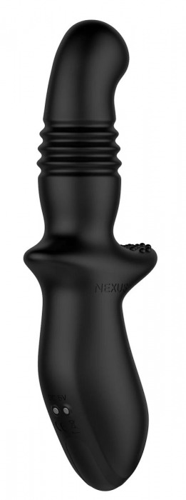 Черный вибромассажер простаты Nexus Thrust с возвратно-поступательными движениями - Nexus Range - в Сергиевом Посаде купить с доставкой