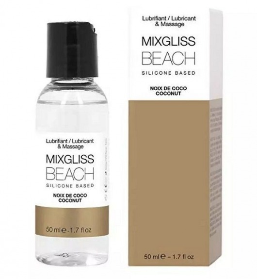 Смазка на силиконовой основе Mixgliss Beach - 50 мл. - Mixgliss - купить с доставкой в Сергиевом Посаде