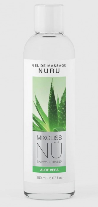 Массажный гель на водной основе Mixgliss NU Aloe Vera - 150 мл. - Mixgliss - купить с доставкой в Сергиевом Посаде