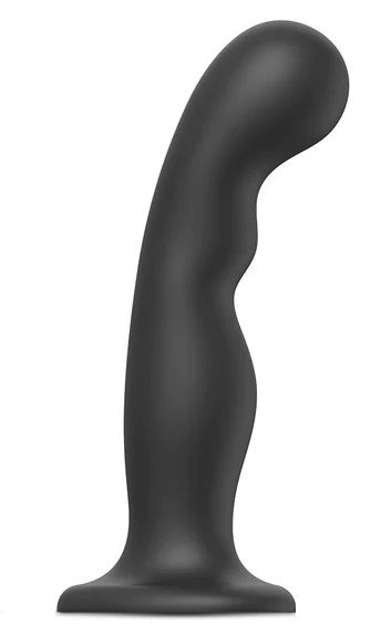 Черная насадка Strap-On-Me Dildo Plug P G size XXL - Strap-on-me - купить с доставкой в Сергиевом Посаде