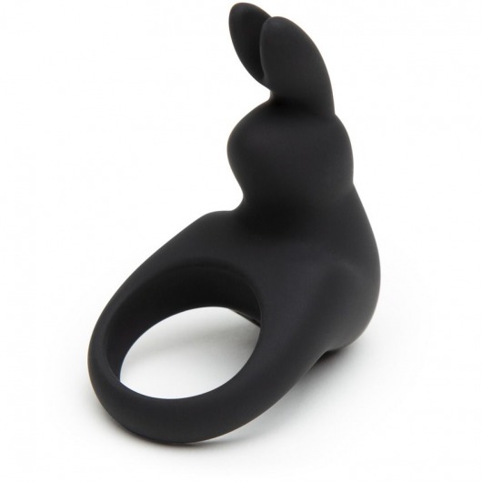 Черное эрекционное виброкольцо Happy Rabbit Rechargeable Rabbit Cock Ring - Happy Rabbit - в Сергиевом Посаде купить с доставкой