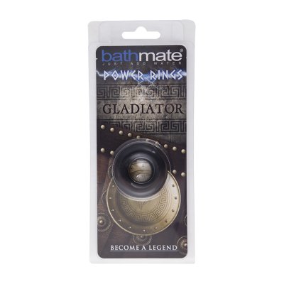 Чёрное эрекционное кольцо Gladiator - Bathmate - в Сергиевом Посаде купить с доставкой