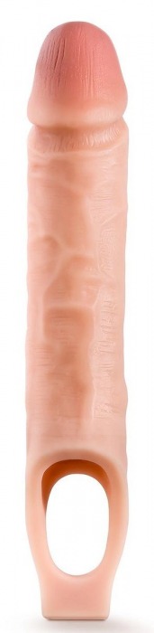 Телесная насадка на пенис 10 Inch Cock Sheath Extender - 25 см. - Blush Novelties - в Сергиевом Посаде купить с доставкой
