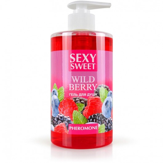 Гель для душа Sexy Sweet Wild Berry с ароматом лесных ягод и феромонами - 430 мл. -  - Магазин феромонов в Сергиевом Посаде