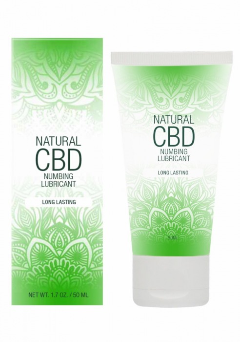 Лубрикант с пролонгирующим эффектом Natural CBD Numbing Lubricant - 50 мл. - Shots Media BV - купить с доставкой в Сергиевом Посаде