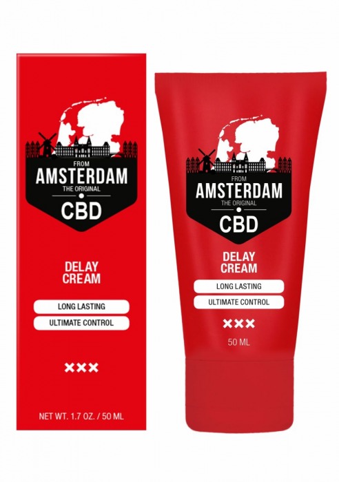 Крем-пролонгатор CBD from Amsterdam Delay Cream - 50 мл. - Shots Media BV - купить с доставкой в Сергиевом Посаде