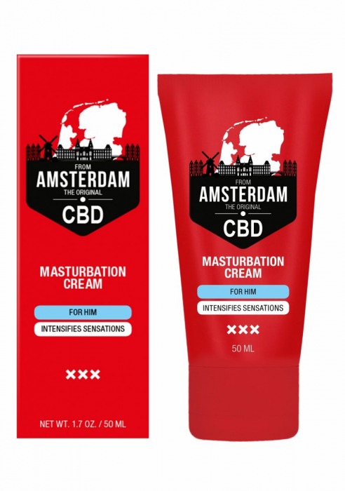 Крем для мастурбации для мужчин CBD from Amsterdam Masturbation Cream For Him - 50 мл. - Shots Media BV - купить с доставкой в Сергиевом Посаде