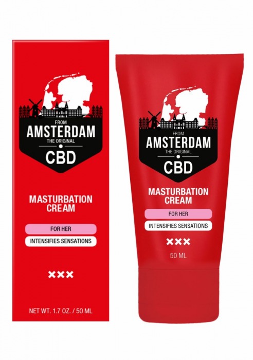 Крем для мастурбации для женщин CBD from Amsterdam Masturbation Cream For Her - 50 мл. - Shots Media BV - купить с доставкой в Сергиевом Посаде