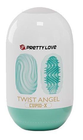 Бирюзовый мастурбатор-яйцо Twist Angel - Baile - в Сергиевом Посаде купить с доставкой