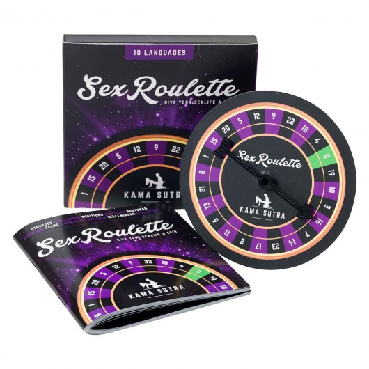 Настольная игра-рулетка Sex Roulette Kamasutra - Tease&Please - купить с доставкой в Сергиевом Посаде