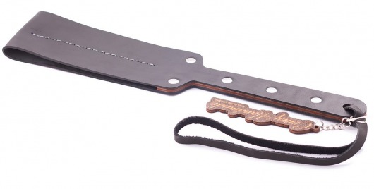 Гладкий мягкий удлиненный пэддл с заклепками - 32 см. - Crazy Handmade - купить с доставкой в Сергиевом Посаде