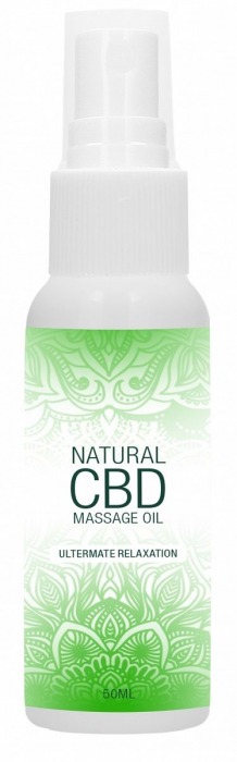 Массажное масло Natural CBD Massage Oil - 50 мл. - Shots Media BV - купить с доставкой в Сергиевом Посаде