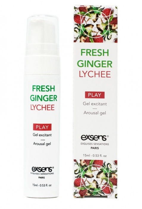 Возбуждающий гель Fresh Ginger Lychee Arousal Gel - 15 мл. - Exsens - купить с доставкой в Сергиевом Посаде