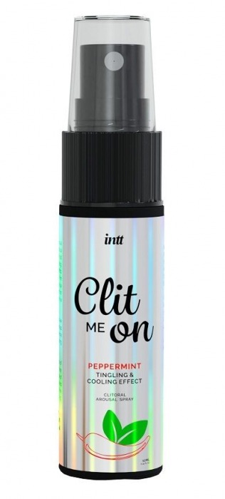Клиторальный возбуждающий спрей Clit Me On Peppermint - 12 мл. - INTT - купить с доставкой в Сергиевом Посаде