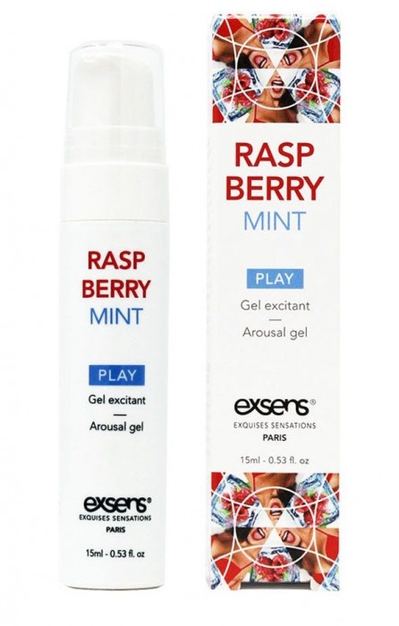 Возбуждающий гель Raspberry Mint с ароматом малины и мяты - 15 мл. - Exsens - купить с доставкой в Сергиевом Посаде