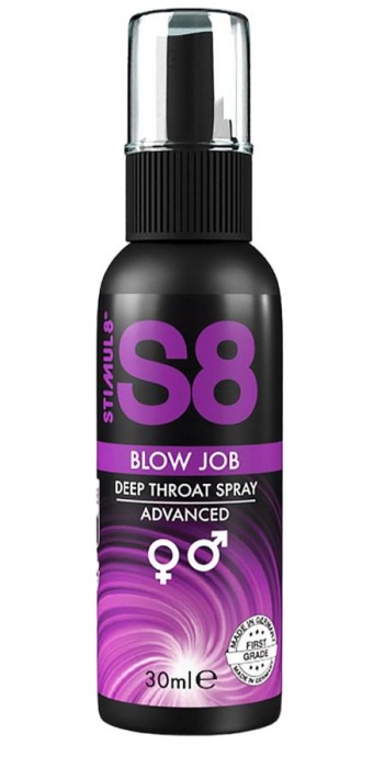 Лубрикант для орального секса S8 Deep Throat Spray - 30 мл. - Stimul8 - купить с доставкой в Сергиевом Посаде