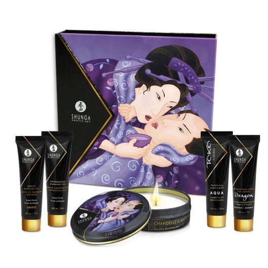 Подарочный набор Geishas secret из 5 предметов - Shunga - купить с доставкой в Сергиевом Посаде