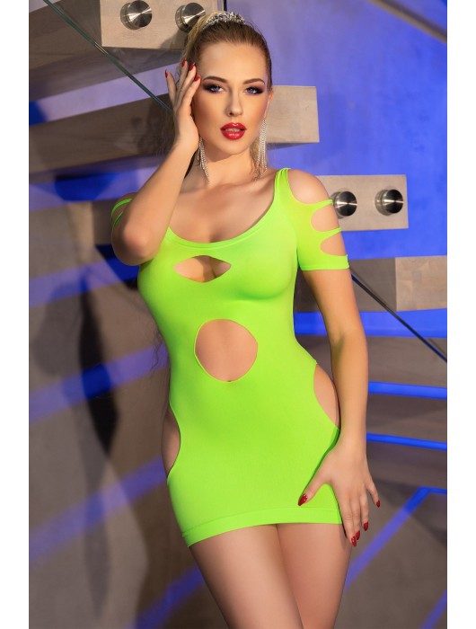 Бесшовное мини-платье с сексуальными вырезами - Chilirose купить с доставкой