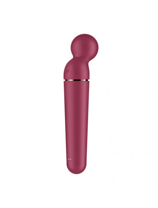 Малиновый вибромассажер Planet Wand-er - Satisfyer