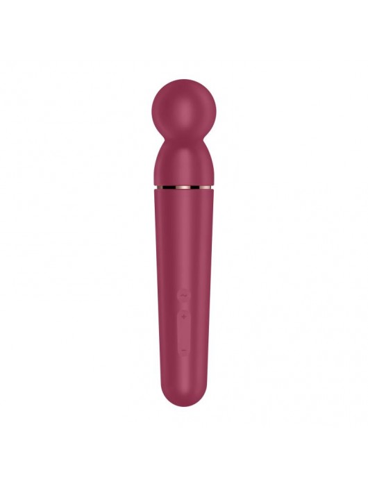 Малиновый вибромассажер Planet Wand-er - Satisfyer